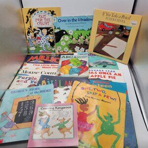 Huge Lot of 16 Children's Books - ABCs Counting Numbers for Preschoolers BK315
